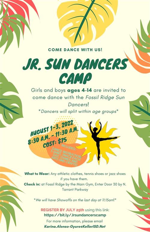 jr sun dancers camp